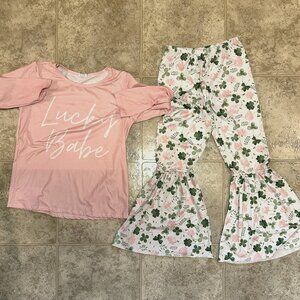 Girls St. Patrick's Day boutique outfit